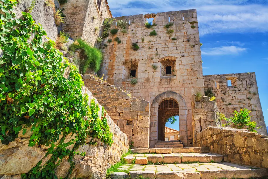 Klis Fortress overlooking Split Croatia - medieval castle private tour with panoramic Adriatic views, cultural heritage site