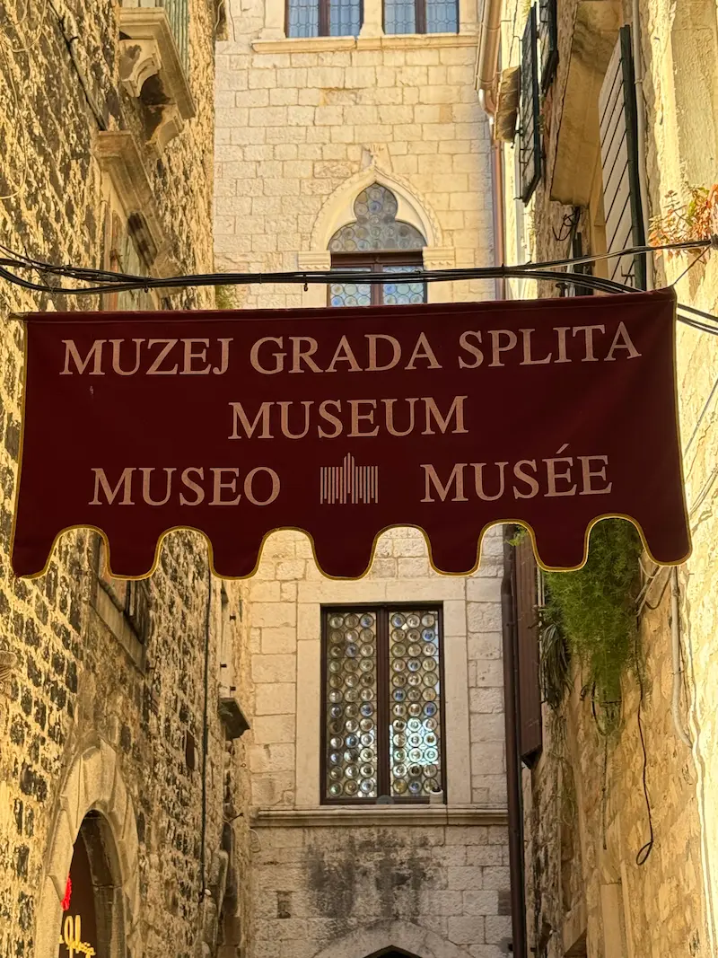 Split City Museum interior Croatia - private art gallery tour celebrating Croatian cultural heritage and contemporary art