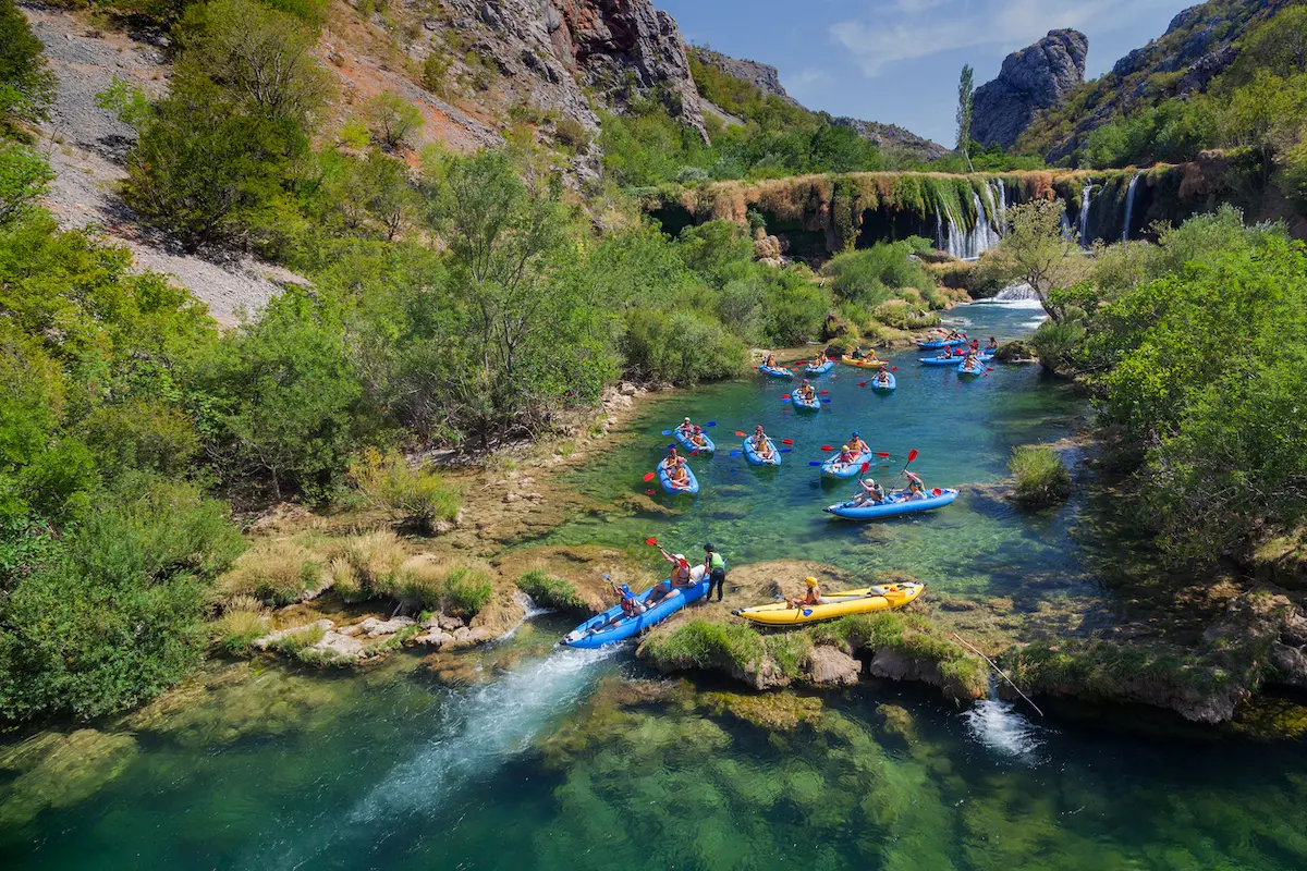 Zrmanja River rafting adventure Croatia - white water rafting and canyoning through spectacular river canyons
