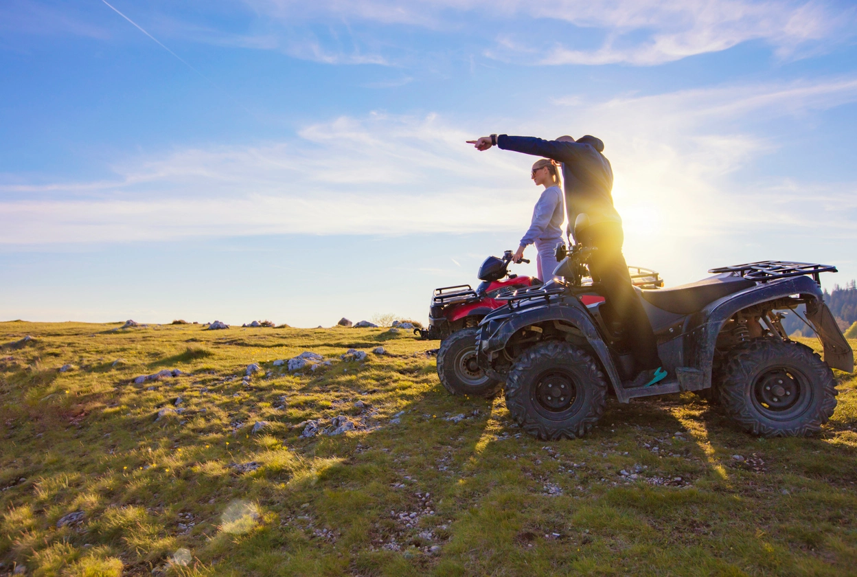 Dalmatian hinterland Croatia - Quad biking adventure on mountain terrain