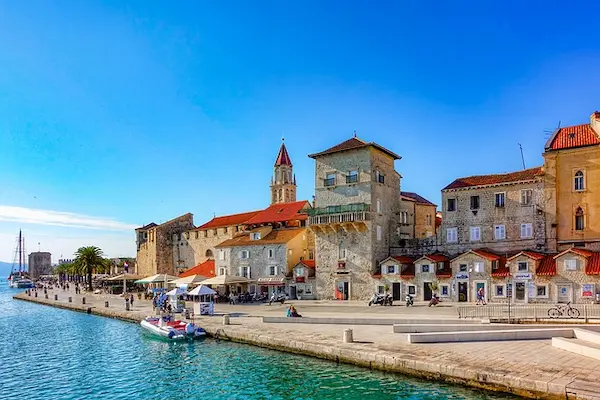 Trogir Croatia - UNESCO medieval coastal town with romantic atmosphere