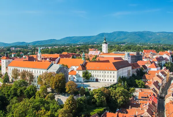 Zagreb Upper Town Croatia - historic church
