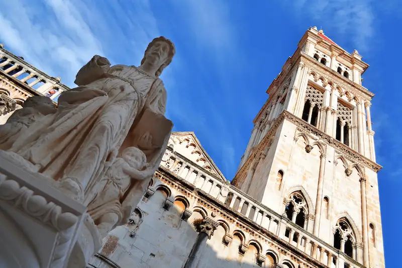 Trogir Croatia UNESCO Cathedral of St Lawrence tours - medieval Venetian architecture